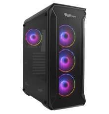 ქეისი Genesis Mid-Tower IRID 505 Black with RGB Light
