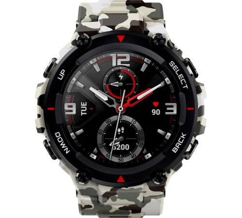 ჭკვიანი საათი AMAZFIT T-Rex Camo Green (6970100373974)
