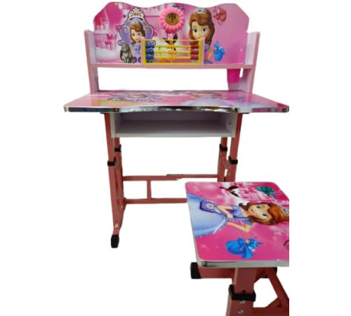 საბავშვო სკამ-მაგიდა GOLDEN CHILD PRINCESS 100-10 (69 X 43 CM, 28 X 30 X 26 CM)