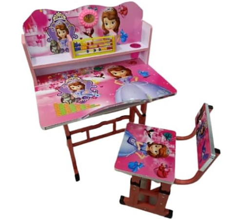 საბავშვო სკამ-მაგიდა GOLDEN CHILD PRINCESS 100-10 (69 X 43 CM, 28 X 30 X 26 CM)