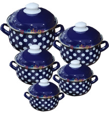 ქვაბების ნაკრები SAVASAN LADYBUG BLUE