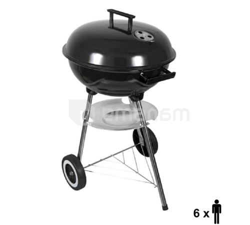 გრილი თავსახურით და გორგოლაჭებით BoyScout 61252 40.5 სმ