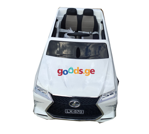საბავშო ელექტრო მანქანა LEXUS SMT 7588 (LX570) WHITE