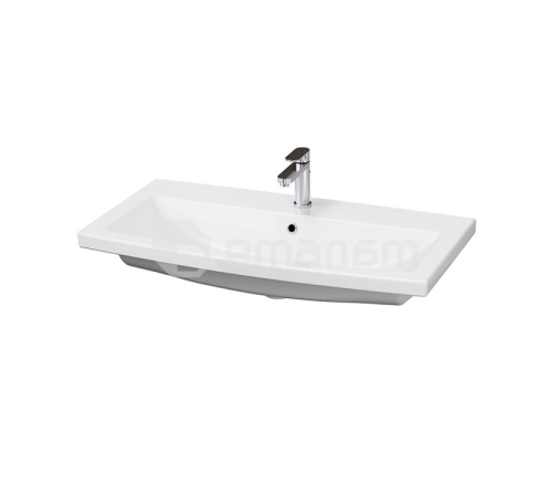 ხელსაბანი ჩასაშენებელი Cersanit COMO 80, თეთრი