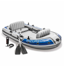 გასაბერი ნავი INTEX Excursion 4 Set 68324