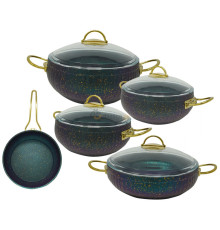 ქვაბების ნაკრები LINES BLACK