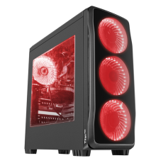 ქეისი Genesis Mid-Tower Titan 750 with Red LED Light