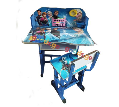 საბავშვო მერხი GOLDEN CHILD ICE QUEEN 100-7BLUE (69 X 43 CM, 28 X 30 X 26 CM