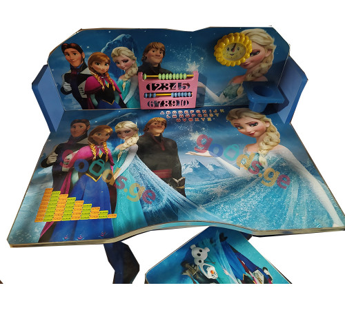 საბავშვო მერხი GOLDEN CHILD ICE QUEEN 100-7BLUE (69 X 43 CM, 28 X 30 X 26 CM