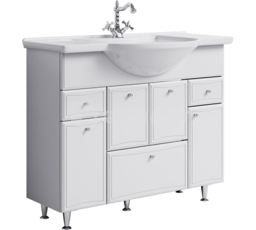 კარადა ხელსაბანით Aqwella Barcelona Lux 105 Ba-L.01.10.К