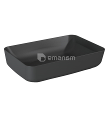 ხელსაბანი დასადები Elita Nomia 50x39 ანტრაციტი მქრქალი