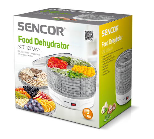 ხილის საშრობი SENCOR SFD 1209WH