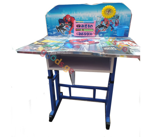 საბავშვო სკამ-მაგიდა GOLDEN CHILD SPIDERMAN 100-1 (69 X 43 CM, 28 X 30 X 26 CM)