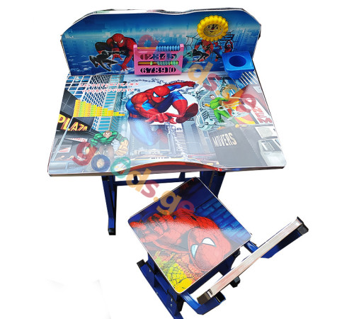 საბავშვო სკამ-მაგიდა GOLDEN CHILD SPIDERMAN 100-1 (69 X 43 CM, 28 X 30 X 26 CM)