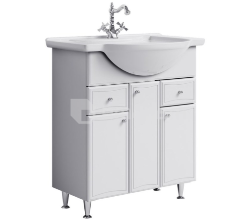 კარადა ხელსაბანით Aqwella Barcelona Lux 75 Ba-L.01.07