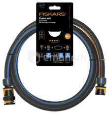 კომპლექტი შლანგის და კონექტორების Fiskars 1057621 Q4 1/2" 1.8 მ