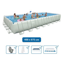 კარკასული აუზი INTEX ULTRA FRAME 28372 (975x488x132სმ)