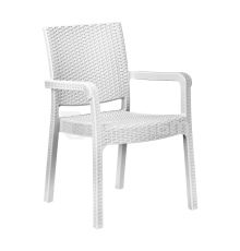 სკამი მოწნული Holiday HK-730B თეთრი