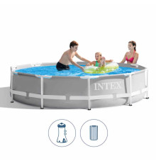 კარკასული აუზი INTEX 28702 (305x76სმ+ფილტრი)