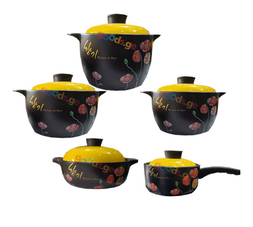 კერამიკული ქვაბების ნაკრები SCENT OF A  FLOWER 5 pcs