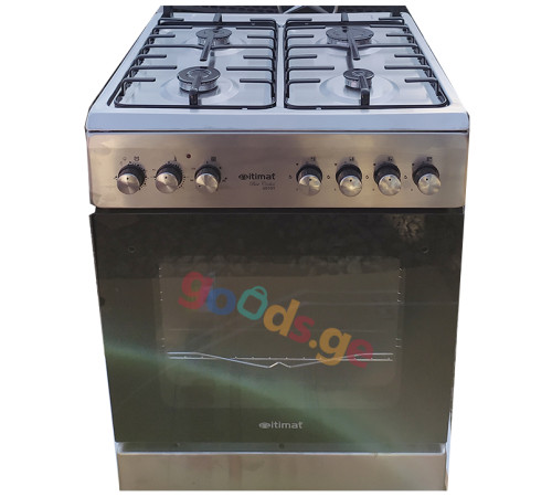 გაზის ქურა ITIMAT 6020T INOX