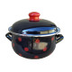 ქვაბების ნაკრები SAVASAN ENAMEL KITCHENWARES BLACK