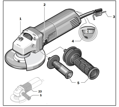 საპრიალებელი BOSCH GWS 660 (060137508H)