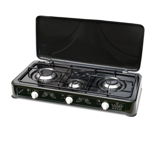 მაგიდის ქურა SULTAN R3 BLACK LARGE