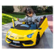 საბავშვო ელექტრო მანქანა LAMBORGINI AVENTADOR SX2028 YELLOW