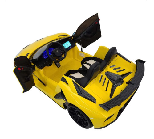 საბავშვო ელექტრო მანქანა LAMBORGINI AVENTADOR SX2028 YELLOW