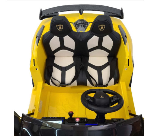 საბავშვო ელექტრო მანქანა LAMBORGINI AVENTADOR SX2028 YELLOW