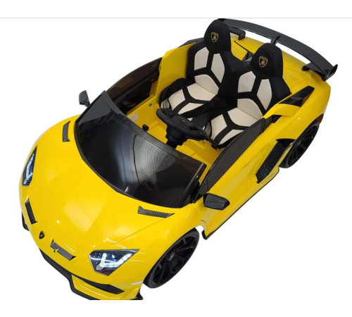 საბავშვო ელექტრო მანქანა LAMBORGINI AVENTADOR SX2028 YELLOW