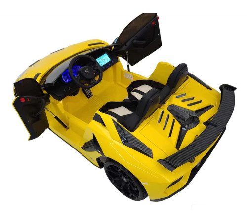 საბავშვო ელექტრო მანქანა LAMBORGINI AVENTADOR SX2028 YELLOW