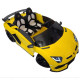 საბავშვო ელექტრო მანქანა LAMBORGINI AVENTADOR SX2028 YELLOW