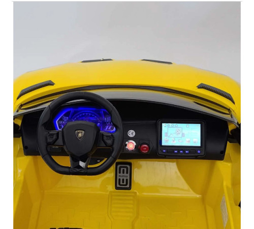 საბავშვო ელექტრო მანქანა LAMBORGINI AVENTADOR SX2028 YELLOW
