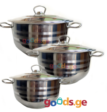 ქვაბების ნაკრები KMAREA 3 PCS