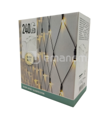 გირლანდა საახალწლო "ბადე" AX8405750 240 თეთრი თბილი განათების LED ნათურა