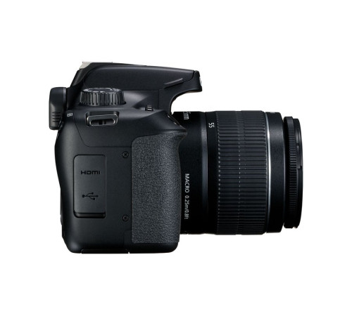 ციფრული კამერა Canon EOS 4000D Black + Lens EF-S 18-55 DC III