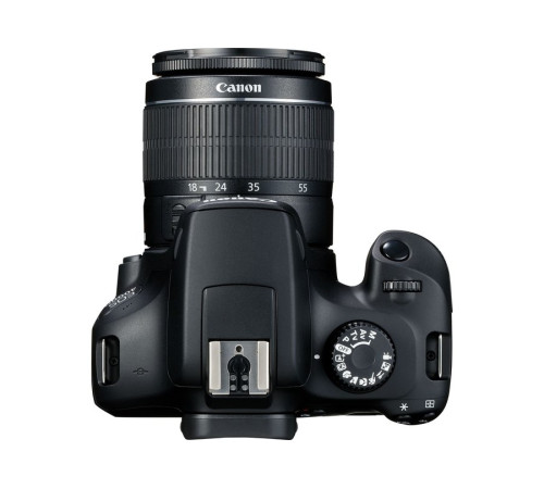 ციფრული კამერა Canon EOS 4000D Black + Lens EF-S 18-55 DC III