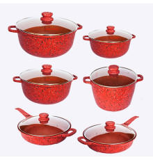 ქვაბების ნაკრები PRIMA GERMANY 6 PCS
