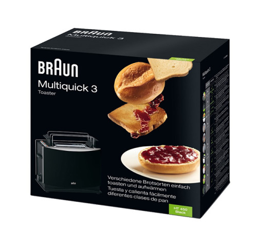 ტოსტერი BRAUN HT450 BK