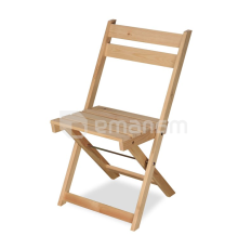 სკამი დასაკეცი InterLink Opus შეუღებავი