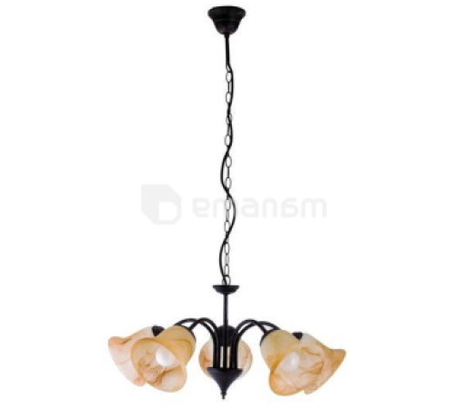 ჭაღი Rabalux Colette E14 5x40W ყავისფერი 7368