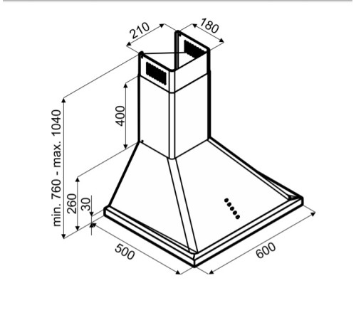 გამწოვი HANSA OKC613RBH