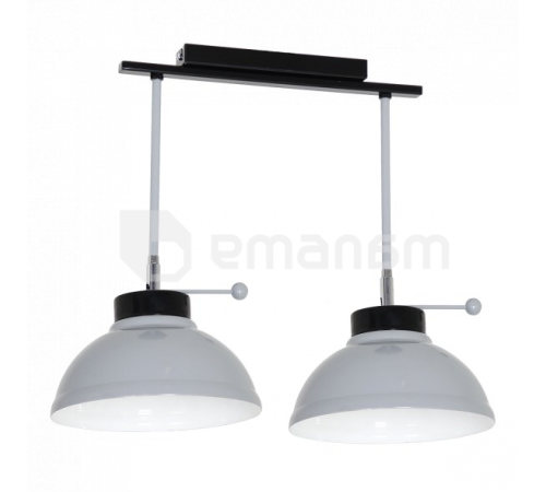 ჭაღი Luminex Factor grey 6164 2xE27/60W