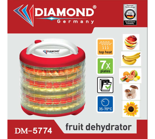 ხილის საშრობი DIAMOND DM-5774