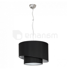 ჭაღი Luminex Shade double black 7003 1xE27/60W