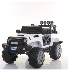 საბავშვო ელექტრო მანქანა JEEP BLK 8188 WHITE