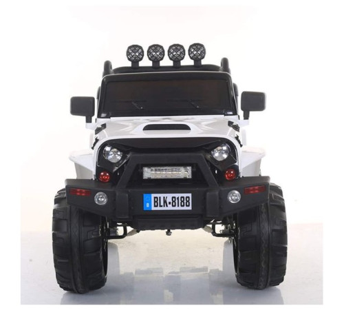 საბავშვო ელექტრო მანქანა JEEP BLK 8188 WHITE