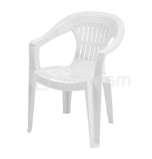 სავარძელი მონობლოკი LEYLAK White